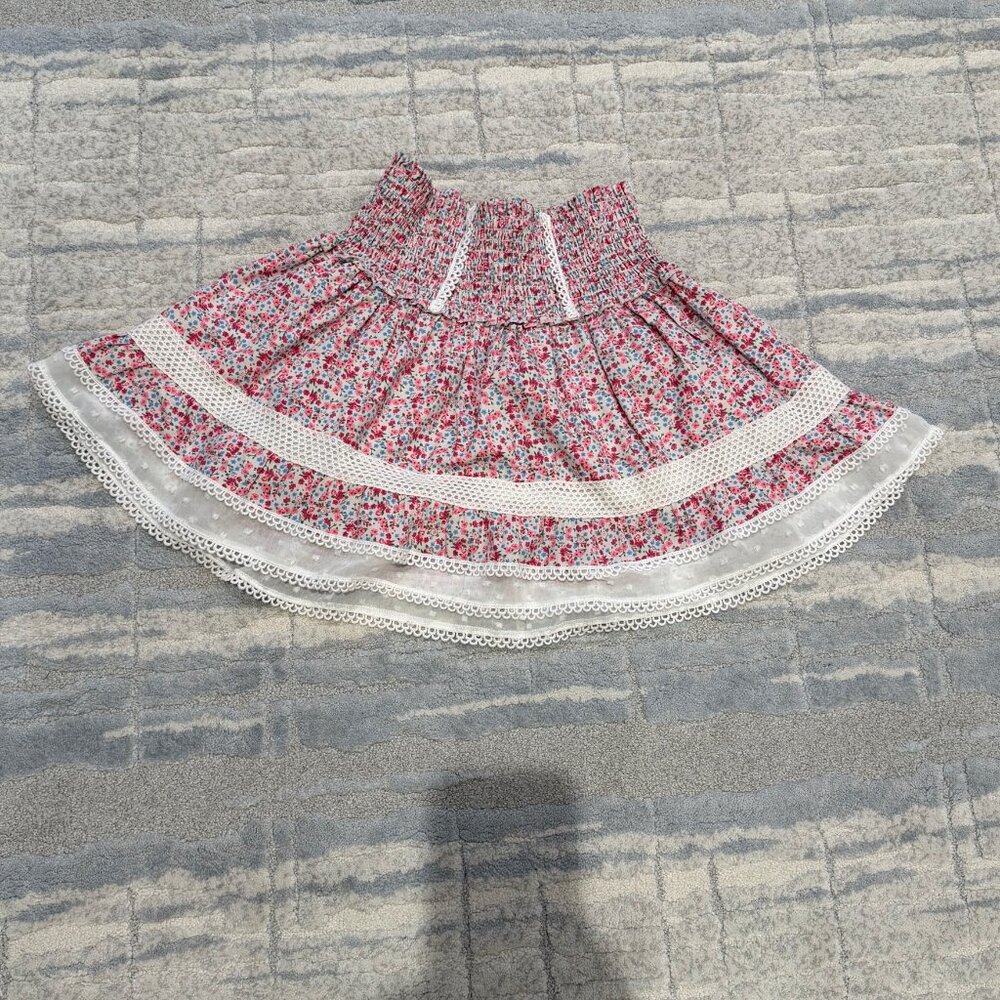 Katie J Tween Ditsy Floral Lara Skirt, Girls XL